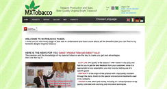 Desktop Screenshot of mxtobacco.com